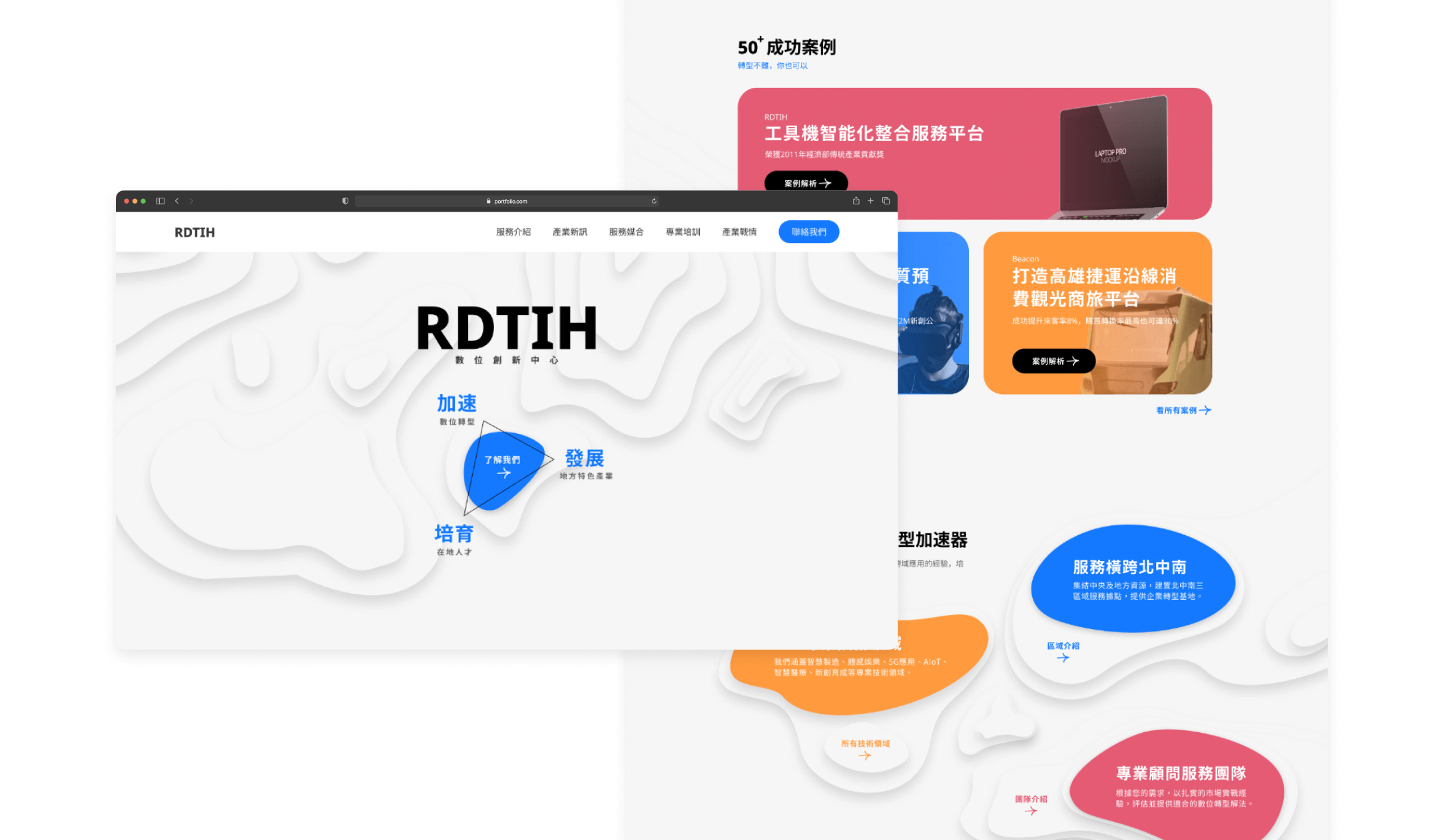 RDTIH website style proposal